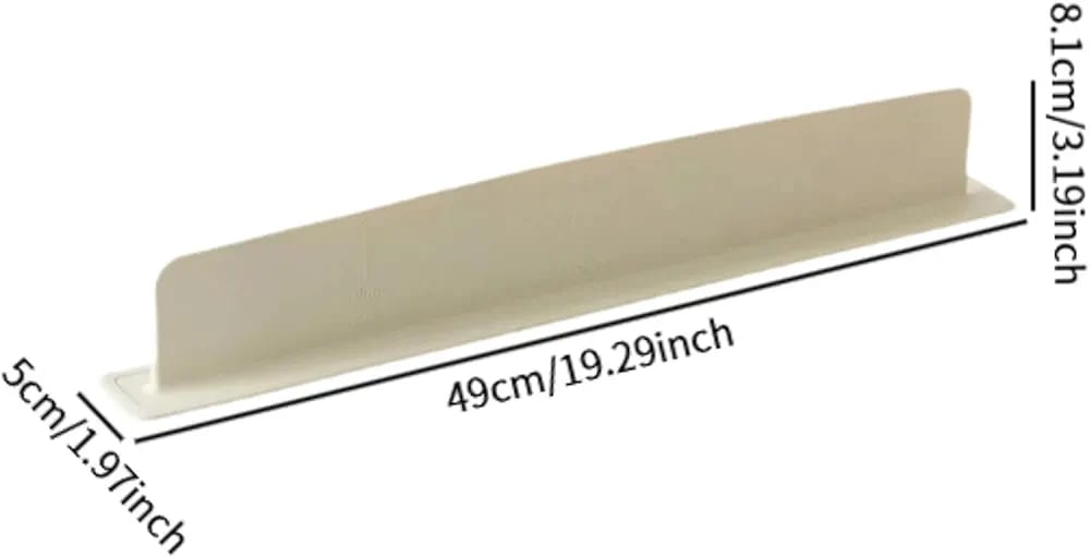 Kitchen Sink Splash Guard Water Barrier – Self-Adhesive Silicone Water Splash Guard for Kitchen Sink, Countertop & Stove (Random Color)