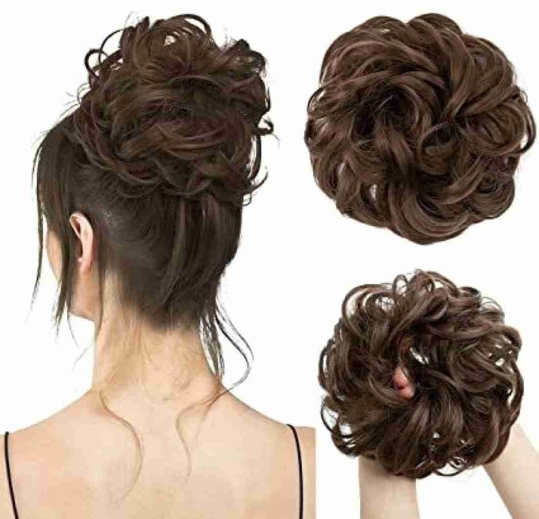 Messy Synthetic Bun Scrunchie
